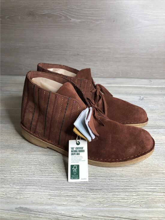 Clarks Originals Men\'s Desert Boot Rust Brown Suede 11.5 main image 11